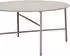 ebuy24 Pesetos Gartentisch Metall Ø70cm, grau (51-48926)