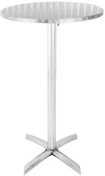 Bolero Runder Klapptisch Stehtisch Edelstahl 600mm (GR396)