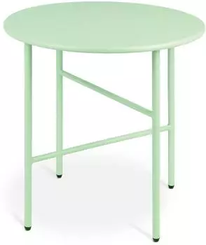 bomoe Finn Beistelltisch rund, Metall, mint, &Oslash; 53cm