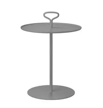 Blomus PORTER Outdoor-Beistelltisch Aluminium Granite Grau &Oslash;42cm (62225)
