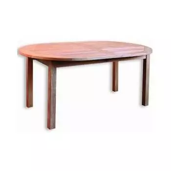 Inko Bangkok Auszugstisch oval, Teakholz, 200/260x110x75cm (GLH 513)