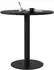 CLP Jarla Esstisch rund Ø70cm MDF/Metall, schwarz (327627)