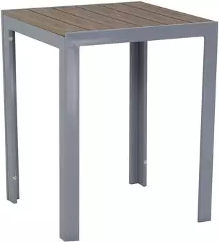 Gardissimo Alma Gartentisch Aluminium Nonwood 60x60cm Silber