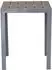 Gardissimo Alma Gartentisch Aluminium Nonwood 60x60cm Silber