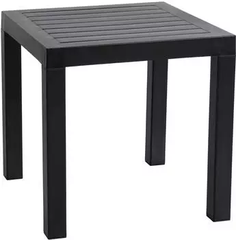CLP Ocean Gartentisch quadratisch, Polypropylen, schwarz (305064)