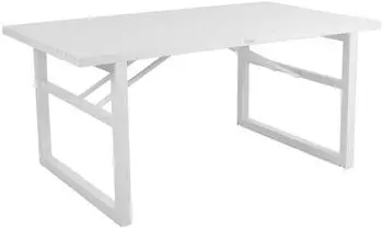 Brafab Vevi Gartenesstisch Aluminium, wei&szlig;, 160x90cm