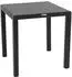 DEGAMO Paris Bistrotisch Aluminium anthrazit 70x70cm (55210)