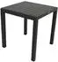 DEGAMO Paris Bistrotisch Aluminium anthrazit 70x70cm (55210)