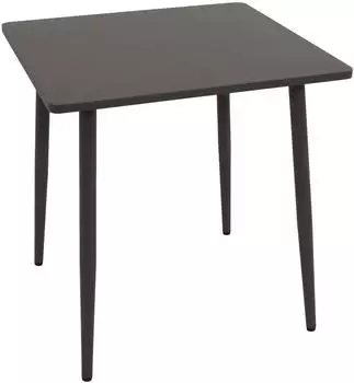 DEGAMO Denver Bistrotisch Stahl 70x70cm anthrazit (36174)