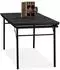 Relaxdays Klapptisch ausziehbar, Kunststoff/Stahl, 8 Personen, schwarz (10049586_46)