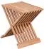 Mr. Deko Fishbone Beistelltisch Teak, klappbar, 40x40cm (02145)