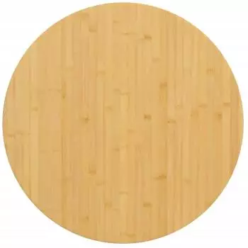 vidaXL Tischplatte Bambus &Oslash;80x1,5cm (352676)