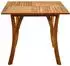 vidaXL Gartentisch Akazienholz massiv 150x90x75cm