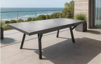 Gardissimo Solido Ausziehtisch Keramik Aluminium 185/245x100cm (Solido)