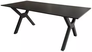 bene living Granada Gartentisch 200x90cm Aluminium/Keramik, dark grey (BL27107)