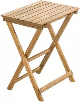 Dehner Macao Klapptisch FSC&reg;-Akazienholz, ge&ouml;lt, 50x60x36cm