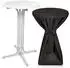 Beautissu Bellini Stehtisch klappbar mit Husse, Ø60cm, schwarz (Bellini)