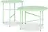 bomoe Finn Beistelltisch 2er-Set, rund, mint, Metall (Ø44x46cm + Ø53x36cm)