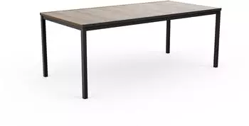 Keter Porto Gartentisch 200x95cm, 8 Personen, Holzoptik, Graphit (262588)