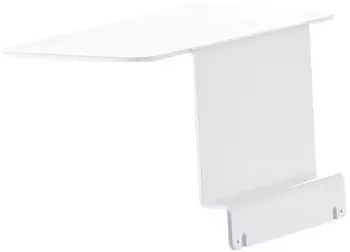 Sieger Lugo Lounge Seitentisch Aluminium, wei&szlig; (44x24x22cm)