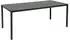 Greemotion Grenada Comfort Esstisch Glasplatte Keramik-Look, Edelstahlgestell, 180x75x90cm