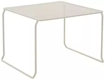 Brafab Haru Couchtisch Metall, stapelbar, 54x54cm, perlweiß