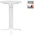 MFG Stehtisch klappbar, Ø80cm, weiß/weiß (01603207ESOS)