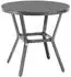 Trend Line Pero Gartentisch Aluminium, Ø 80cm, anthrazit (MG22-N20-217)