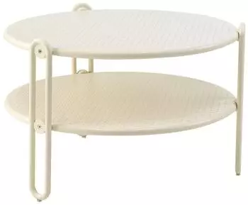Brafab Blixt Couchtisch Aluminium Ø65cm, pearl white