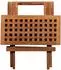 Mr. Deko Devon Beistelltisch Teak, klappbar, 50x50cm (02116)