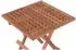 Mr. Deko Devon Beistelltisch Teak, klappbar, 50x50cm (02116)