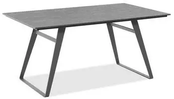 Niehoff Elba Gartentisch HPL Beton-Design anthrazit 180x95cm