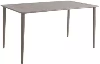 Brafab Nimes Gartenesstisch Aluminium beige 140x78cm