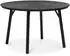 Idimex Agape runder Gartentisch 120x75cm, Aluminium/WPC, schwarz