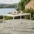 Idimex Azalea Gartentisch 140x80cm, Metall, weiß