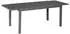 Merxx Gartentisch ausziehbar 150(210)x90cm, Aluminium/Glas, graphit (26467-217)