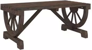 vidaXL Gartencouchtisch 90x50x40cm massives Fichtenholz (365108)