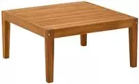 vidaXL Gartentisch Massivholz Akazie Natur 60 x 60 x 30 cm