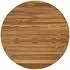 vidaXL Tischplatte rund Ø60x3,5cm massives Teakholz natur (42033151)