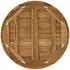 vidaXL Tischplatte rund Ø60x3,5cm massives Teakholz natur (42033151)