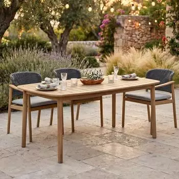 Idimex SURIN Gartentisch Akazienholz massiv 180x95cm, natur
