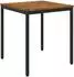 vidaXL Gartentisch natur und schwarz 70x68,5x75cm