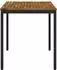 vidaXL Gartentisch natur und schwarz 70x68,5x75cm