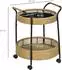 Outsunny Servierwagen Rattan 2 Regale, Outdoor (867-190V00YL)