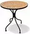 Mojawo Mosaiktisch Bistrotisch Ø60cm, terrakotta