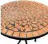 Mojawo Mosaiktisch Bistrotisch Ø60cm, terrakotta