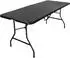 Chefgastro Buffettisch klappbar 180x75cm, Kunststoff, schwarz (RTB1-01)