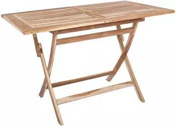 vidaXL Klappbarer Gartentisch natur 120x70x75,5cm (42028479)