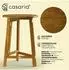 Casaria Stehtisch 2er-Set klappbar, Akazie, rund Ø80cm, 110cm hoch (997987)