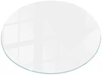 Tulup Tischplatte Glas, rund, weiß, 50x50cm (800001193994)